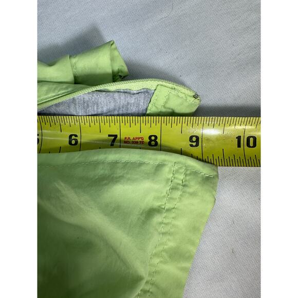 Nike Green Women's sz M Striped Pants Cargo Sweatshirt Lined Track Pants Y2K - Picture 11 of 12